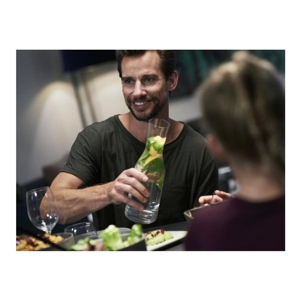 Valge klaasist dekanter 1,2 l Fluidum - Bitz-image-4