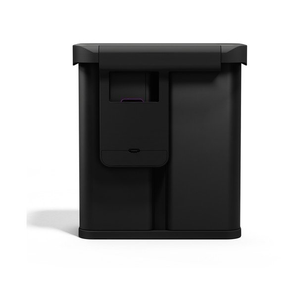 Must terasest prügikast 34+24 l sorteeritud jäätmete jaoks/kontaktivaba Dual Sensor - simplehuman-image-3