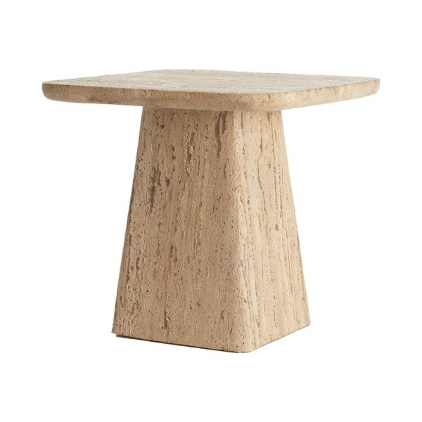 Kiviplaadiga kohvilaud 45x45 cm Kepami - Light & Living-image-2