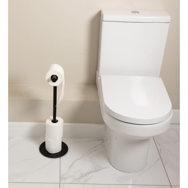 Must terasest tualettpaberi hoidja - Addis-image-1