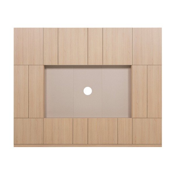 Modulaarne televiisor naturaalses värvitoonis 268x215 cm Build - WOOOD