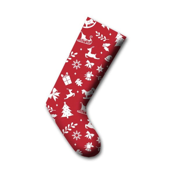 Dekorativní vánoční ponožka 3, 45cm
