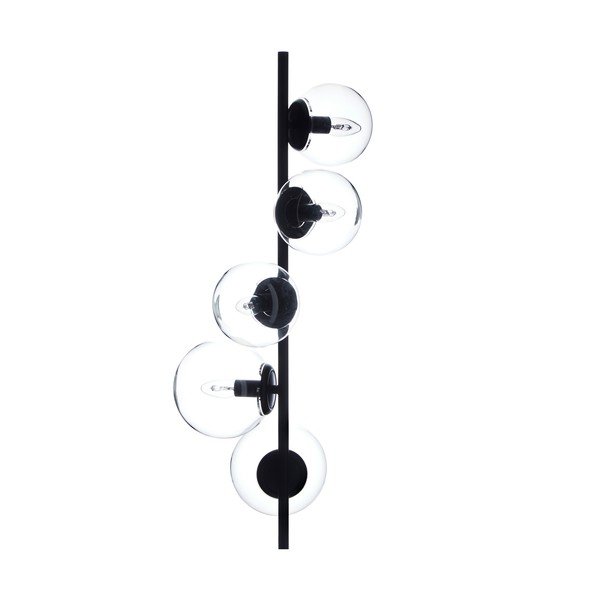 Must põrandalamp klaasvarjuga (kõrgus 170 cm) Casey – Westwing Collection-image-2