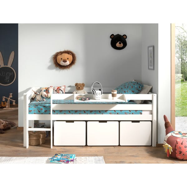 Valged sahtlid lastevoodi alla 3tk Pino - Vipack-image-3