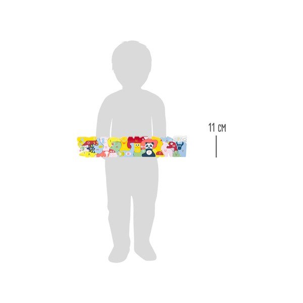 Dětské dřevěné puzzle Legler ABC-image-1