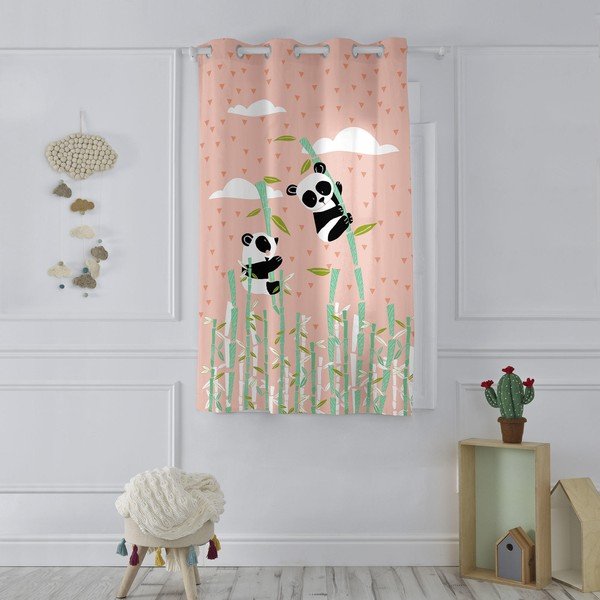 Kardinad , 135 x 180 cm Panda Garden - Moshi Moshi-image-1