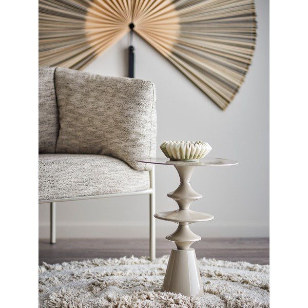 Alumiiniumist ümmargune küljelaud ø 35,5 cm Samio - Bloomingville-image-1