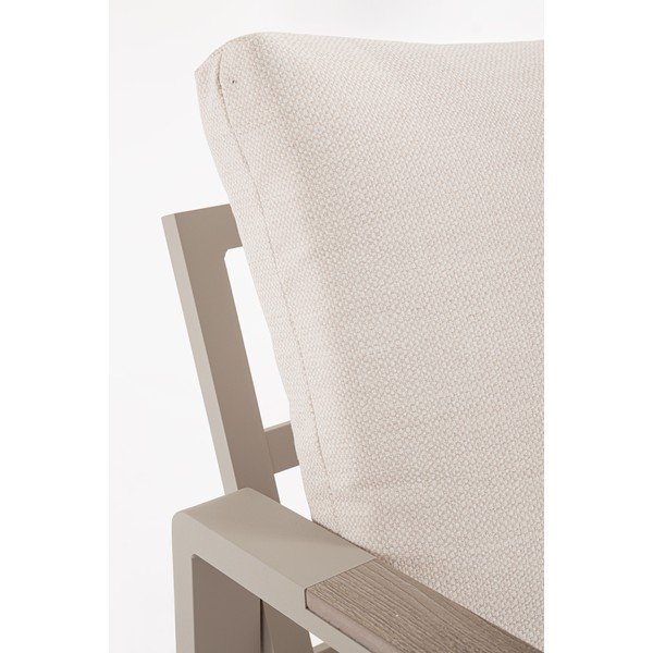 Beež alumiiniumist aiamööbli komplekt 5-le Elna - Bizzotto-image-2