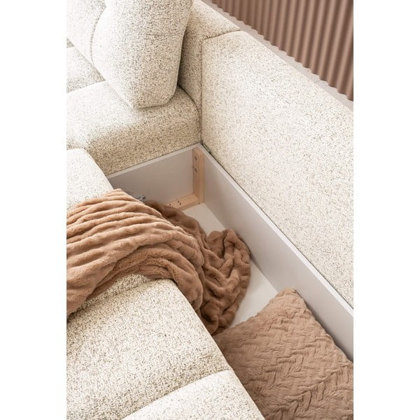 Kreem modulaarne nurgadiivanvoodi koos panipaigaga (vasak nurk) Lulu – Miuform-image-2