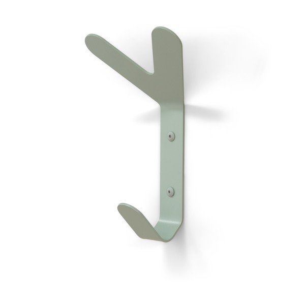 Hallikasroheline seinale kinnitatav terasest konks Frondo - Spinder Design