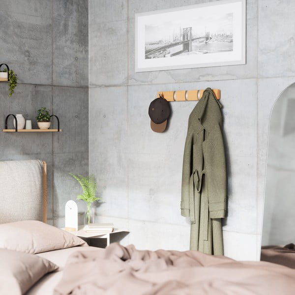 Looduslikust saarepuidust valmistatud seinakinnitus Flip - Umbra-image-1