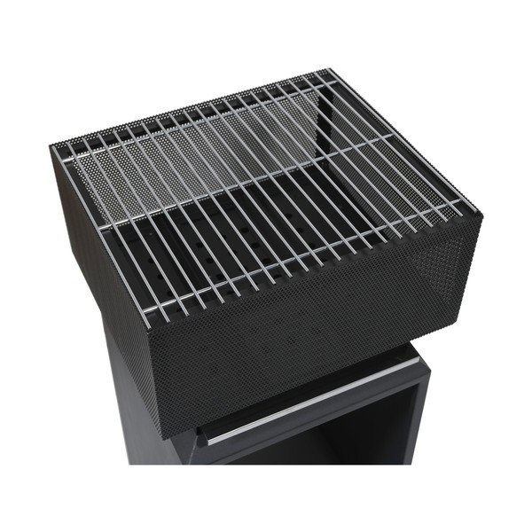 Roostevabast terasest kamin Cube - Cattara-image-3