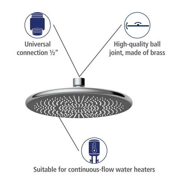 Dušipea ø 22,5 cm Water Saving - Wenko-image-4