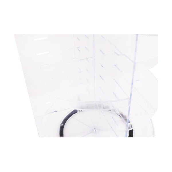 Läbipaistev plastikust pöörlev kosmeetika organisaator vannituppa - Hermia-image-4