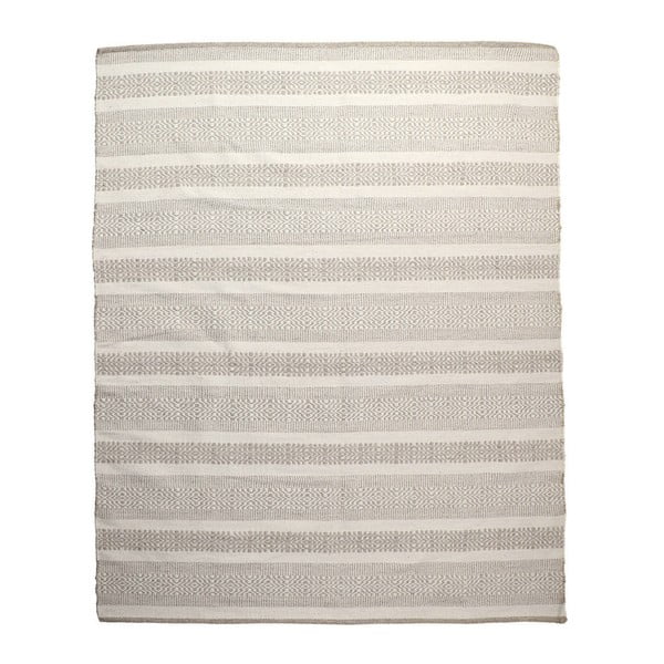 Ručně tkaný koberec Kayoom Tandori 922 Grau Elfenbein, 120 x 170 cm