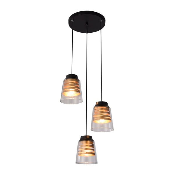 Must rippvalgusti klaasist varju abil Fresno - Candellux Lighting-image-2