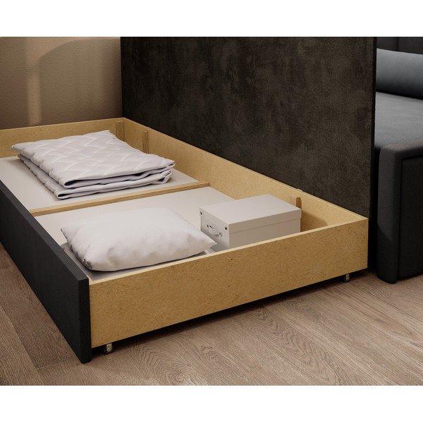 Tumehall žinüüldiivan, muudetav/koos panipaigaga, 214 cm Fulgeo – ELTAP-image-4