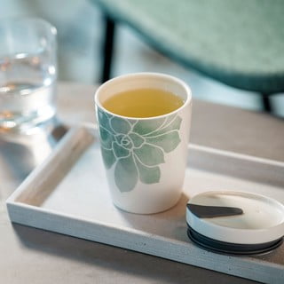 Roheline-valge portselanist reisikruus, 290 ml To Go - like | Villeroy & Boch