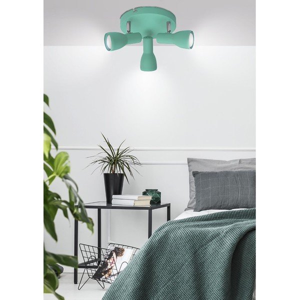 Mündivärvi laevalgusti 29x29 cm metallist lambivarjundiga Picardo - Candellux Lighting-image-1