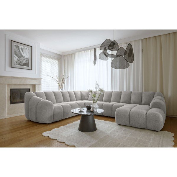 Helehall nurgadiivan (vasak nurk/U-kujuline) Shell - Miuform-image-1