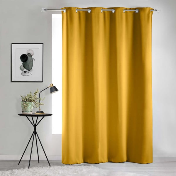 Kollane pimendav kardin 135x280 cm Occult - douceur d'intérieur-image-3