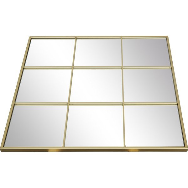 Kuldse metallraamiga seinapeegel , 70 x 70 cm Clarita - Westwing Collection-image-2