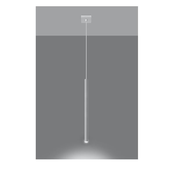 Valge rippvalgusti Single Fideus - Sollux-image-3