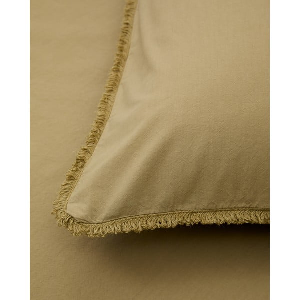 Kollane-roheline puuvillane tekikott kahekohalisele pikendatud voodile 240x220 cm Sifinia - Kave Home-image-3