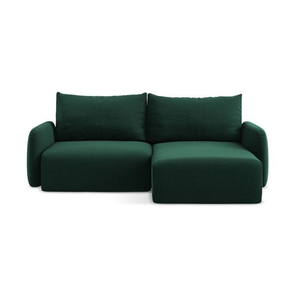 Tumeroheline sametdiivanvoodi/panipaigaga nurgadiivan (parem nurk/diivanvoodiga) Kalena - Makamii