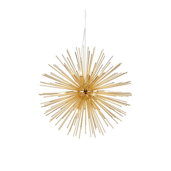 Kuldset värvi ripplamp metallist varju 72x72 cm Soleil - Markslöjd-image-4