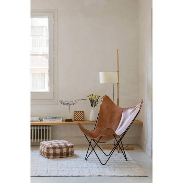 Kreem pestav käsitsi kootud puuvillane vaip 200x300 cm Mosaic - Lorena Canals-image-1