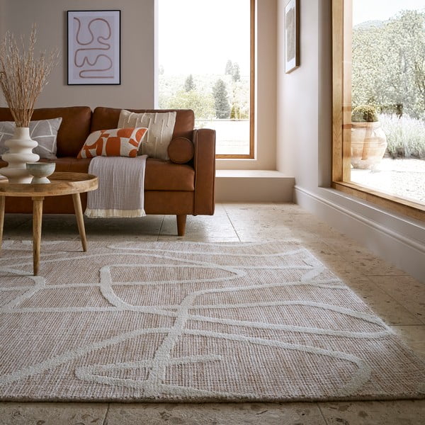 Beež vaip 160x230 cm Micah - Flair Rugs-image-1