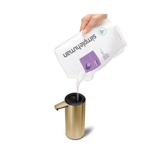 Kuldset värvi roostevabast terasest seebidosaator 266 ml - simplehuman-image-1