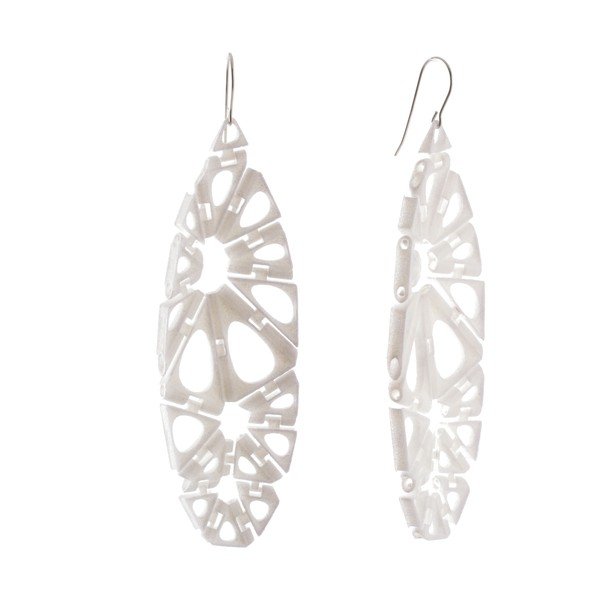 Náušnice Smooth Kinematics 18E White