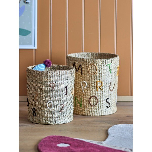 Mererohust laste mänguasjakorvid 2tk komplektis ø 35x38 cm Dinne - Bloomingville Mini-image-2