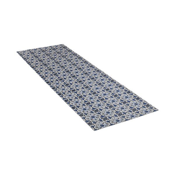 Valge ja sinine plastikust vannitoamatt 65x200 cm Murcia - Wenko-image-2