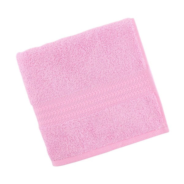 Roosa puhtast puuvillast rätik , 50 x 90 cm - Foutastic-image-1