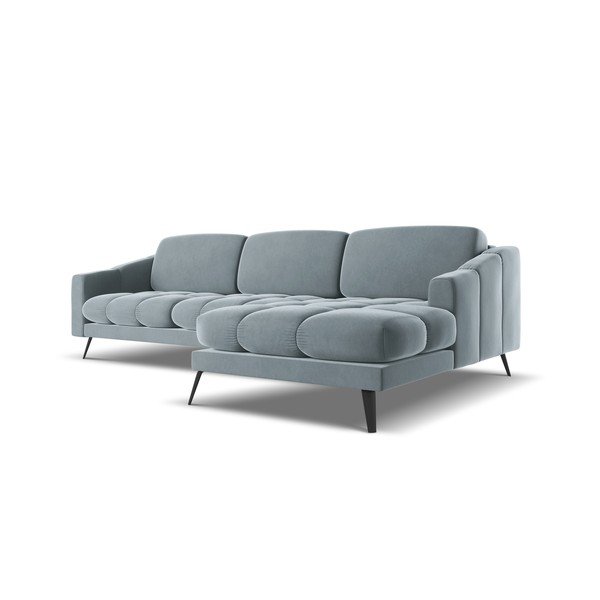 Helesinine sametne nurgadiivan (paremas nurgas) Nalu - Makamii-image-3