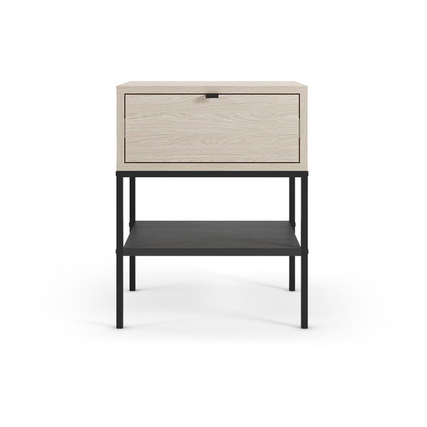 Matt öökapp riiulitega heledas naturaalses värvitoonis Sali - Marckeric-image-2