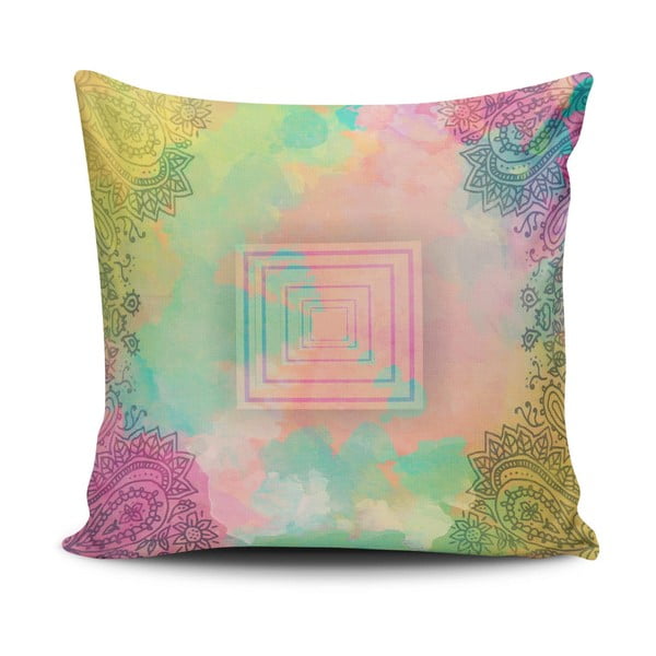 Povlak na polštář s příměsí bavlny Cushion Love Balilo, 45 x 45 cm