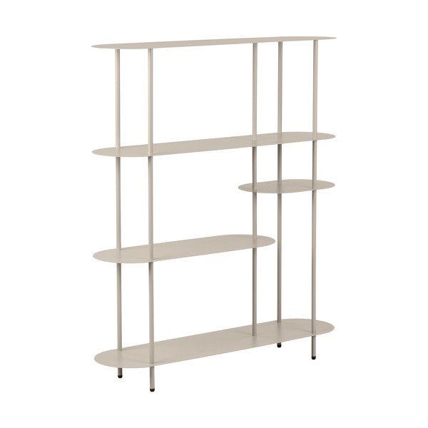 Beež metallriiul 118x139x31 cm Rieti - House Nordic-image-2