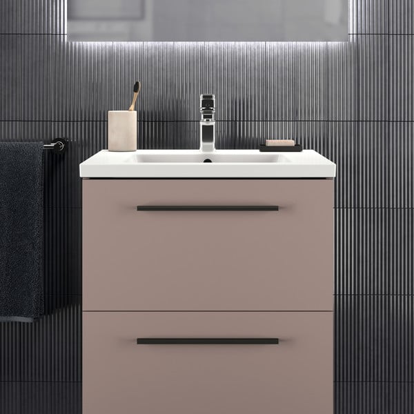 Hall-beež rippuv valamukapp 60x63 cm i.Life B - Ideal Standard-image-1