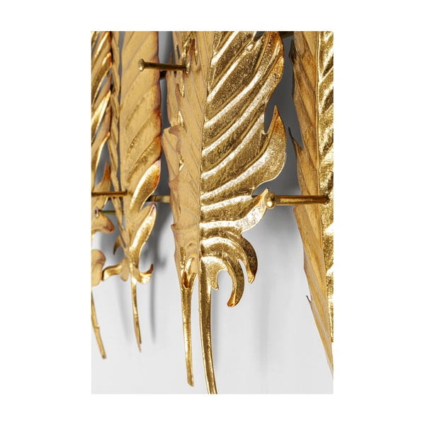 Kuldset värvi metallist seinakinnitus, laius 86 cm Leaf - Kare Design-image-2
