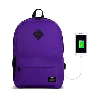 Lilla seljakott USB-portiga My Valice SPECTA Smart Bag - Myvalice
