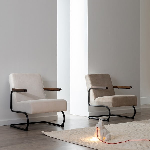 Hallikaspruun šenillist tugitool Industra - Ixia-image-4