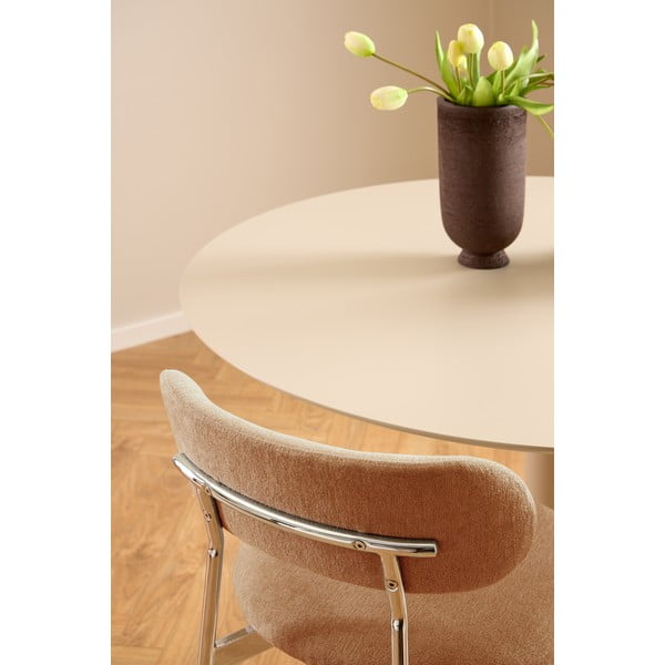 Terrakottapunane söögitool Lyric - Actona-image-4