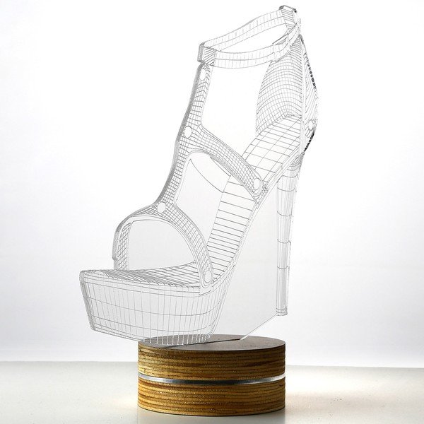 3D stolní lampa Shoe-image-1