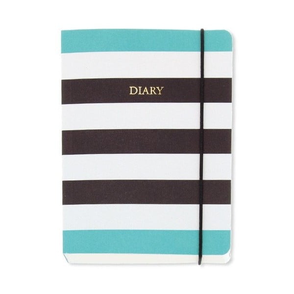 Diář A6 Go Stationery Monochrome Stripe