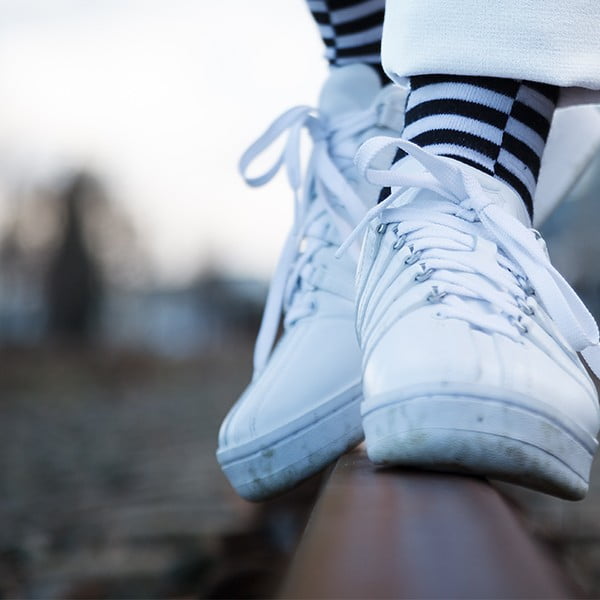 Ponožky Qnoop On the Dot Grey, vel. 35-38-image-1