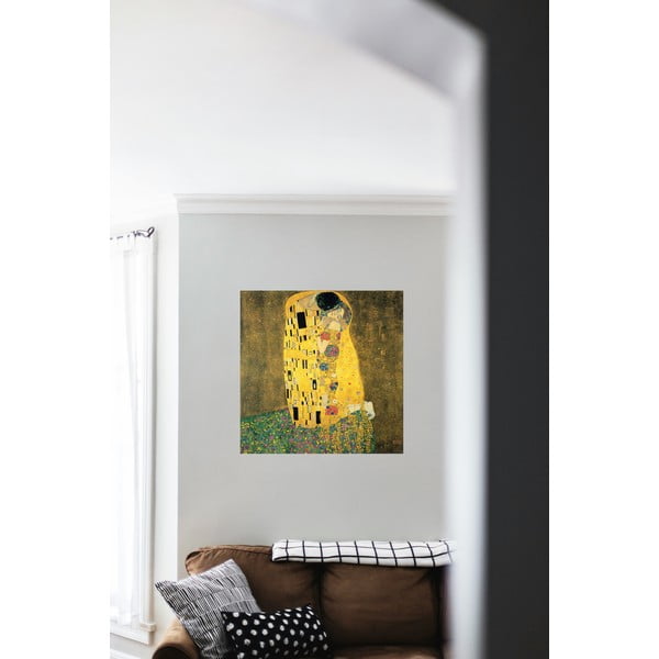 Gustav Klimti "Suudlus" reproduktsioon, 50 x 50 cm Gustav Klimt - The Kiss - Fedkolor-image-1